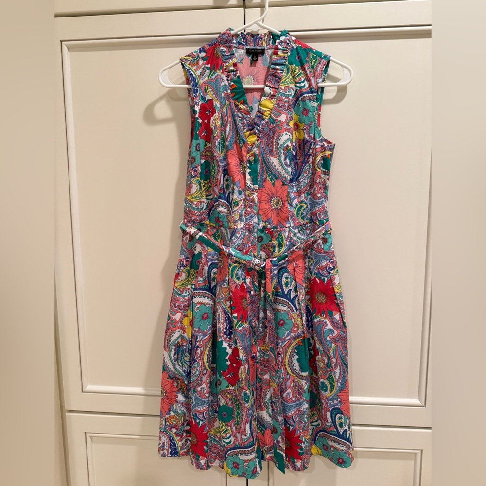 Talbots Sleeveless V-Neck Sundress
